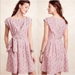 Maeve Anthropologie Bathing Beauty Divers Dress Tie Dress Summer Cottagecore
